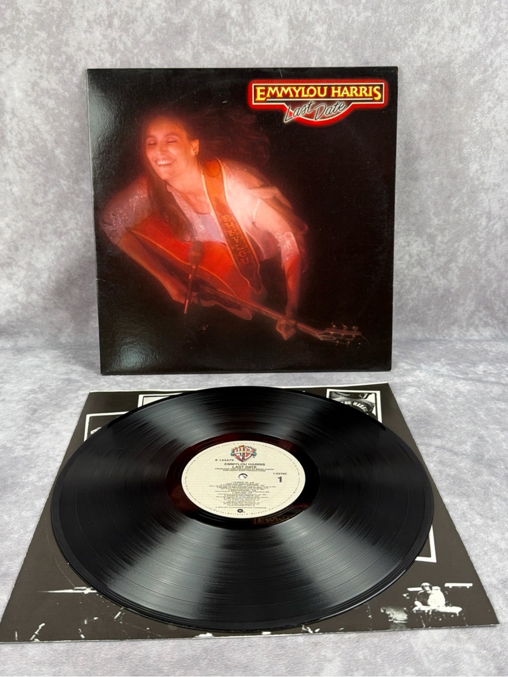 Emmylou Harris Last Date LP Vinyl Record 1982 Warner Bros 23740-1